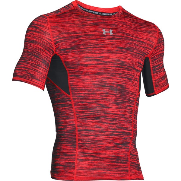 Under Armour Men's HeatGear CoolSwitch Compression Short Sleeve Shirt - Red