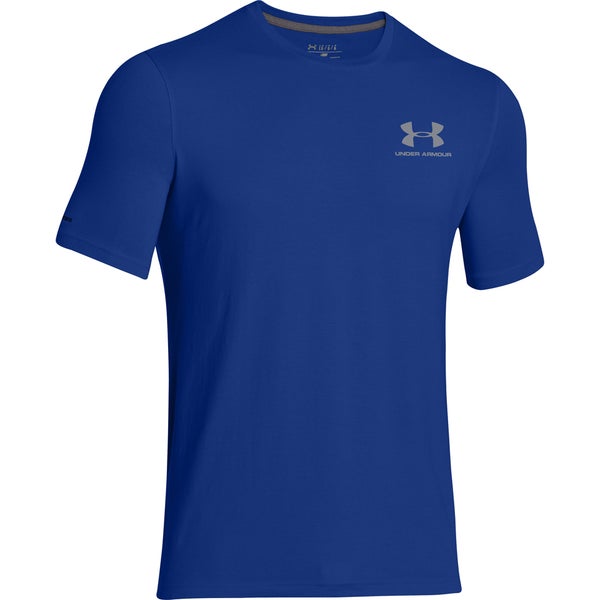Under Armour Men's Sport Style Left Chest Logo T-Shirt - Royal/Steel