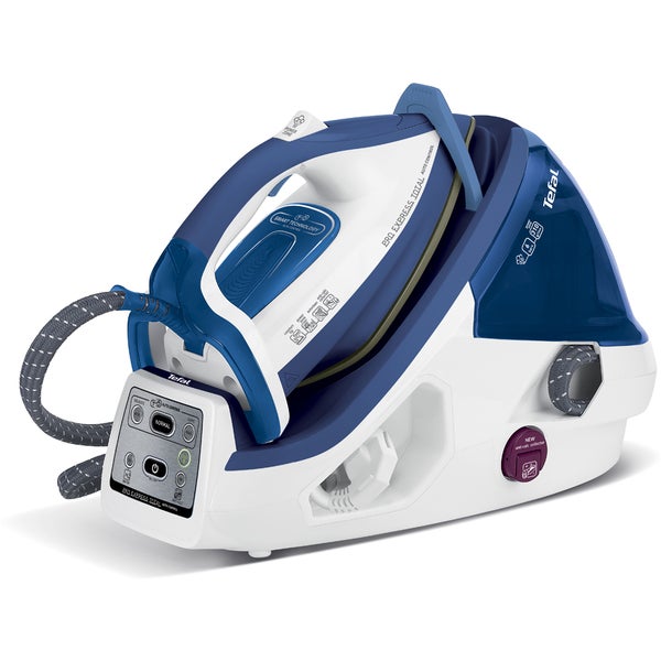 Tefal GV8930G0 Pro Express Total Auto Control Steam Iron - Blue/White