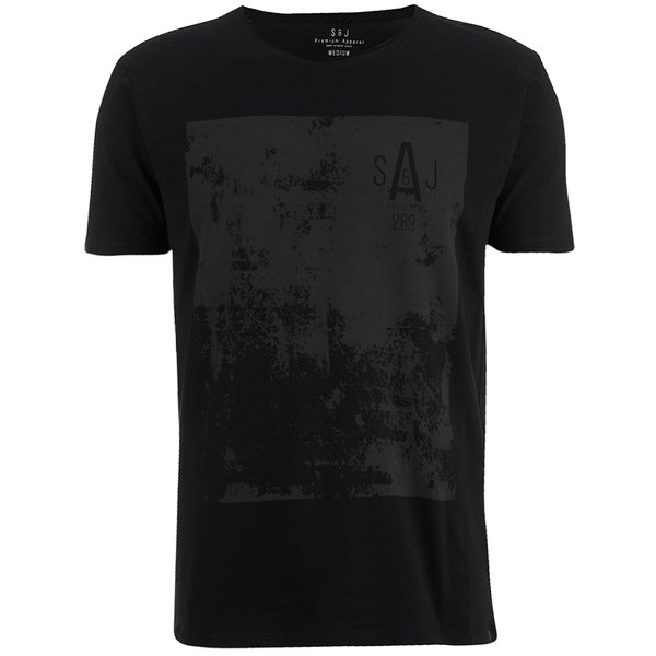 Smith & Jones Men's Diazoma Print T-Shirt - Black