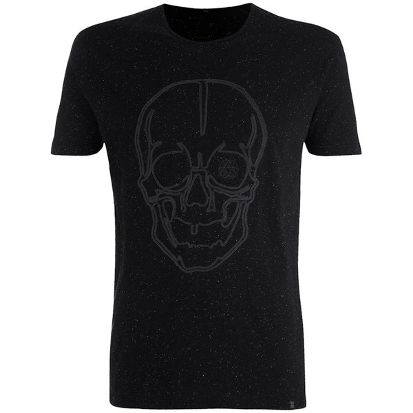 Smith & Jones Men's Diastyle Skull T-Shirt - Black Nep