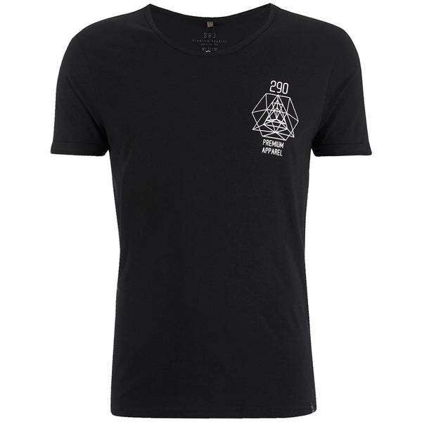 T -Shirt Smith & Jones pour Homme Maqsurah -Noir