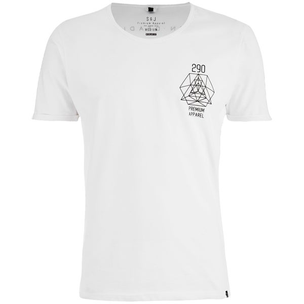 Smith & Jones Men's Maqsurah Back Print T-Shirt - White