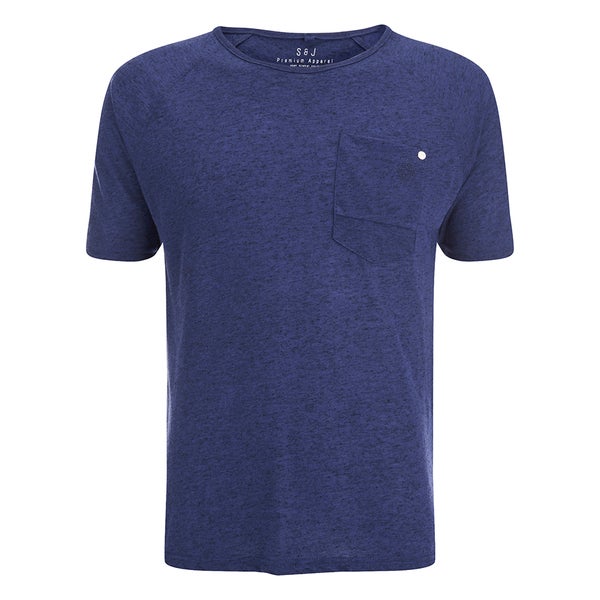 T-Shirts Hommes Smith & Jones Caryatid Nep -Bleu