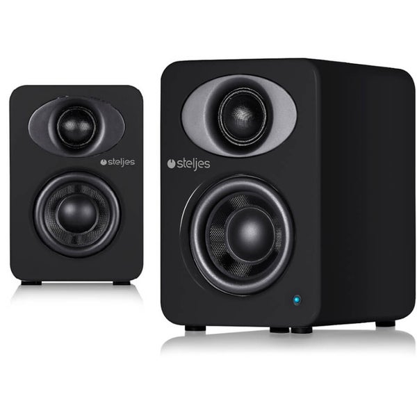 Steljes Audio NS1  Bluetooth Duo Speakers  - Coal Black