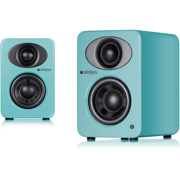 Steljes Audio NS1  Bluetooth Duo Speakers  - Lagoon Blue