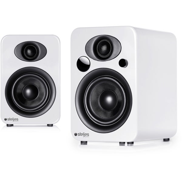 Steljes Audio NS3  Bluetooth Duo Speakers  - Frost White