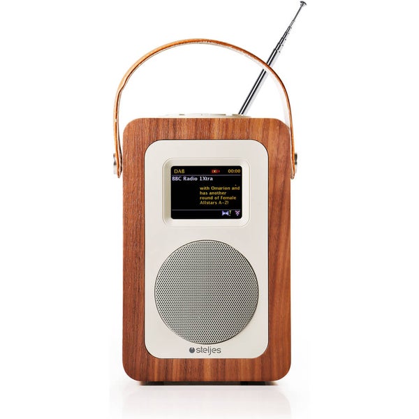 Steljes Audio SA60 Bluetooth DAB+ Portable Wi-Fi Radio (DAB/DAB+/FM) - Walnut