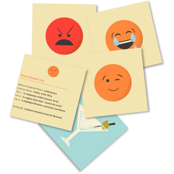 Totes Emotes Emoji Flashcards Set