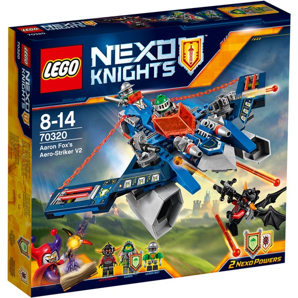 LEGO Nexo Knights: L'Aero Striker V2 d'Aaron Fox (70320)