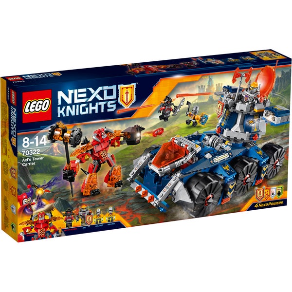 LEGO Nexo Knights: Le transporteur de tour d'Axl (70322)