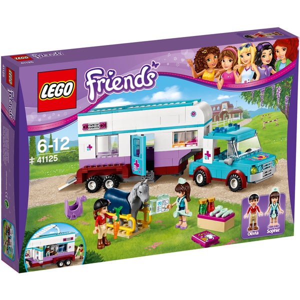 LEGO Friends: Pferdeanhänger und Tierärztin(41125)