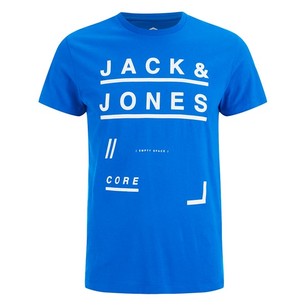 T -Shirt Jack & Jones pour Homme Core Fate -Bleu