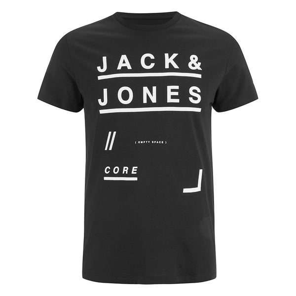 T -Shirt Jack & Jones pour Homme Core Fate -Noir