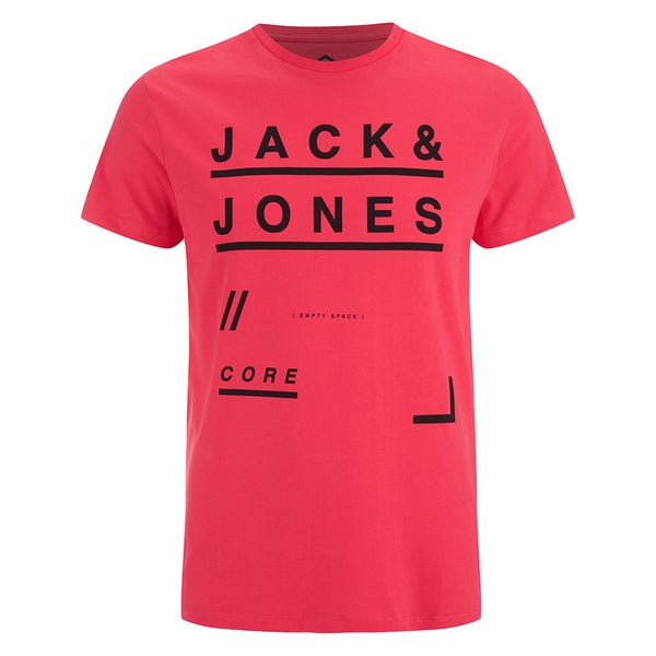 Jack & Jones Men's Core Fate T-Shirt - Cayenne