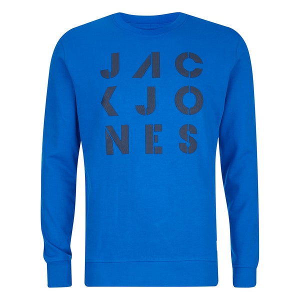 Jack & Jones Men's Core Dylan Crew Neck Sweatshirt - Director Blue
