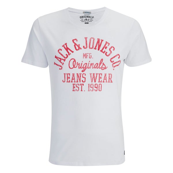 Jack & Jones Men's Originals New T-Shirt - Cloud Dancer