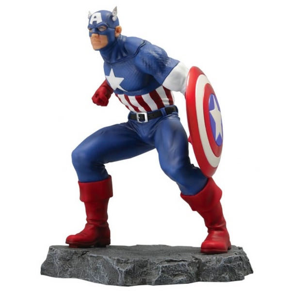 SeDi Marvel Civil War Captain America 9 Inch Statue
