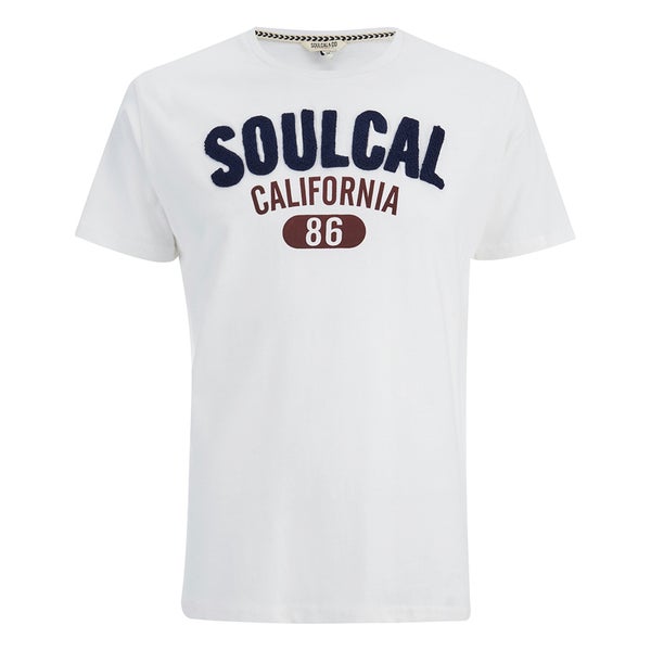 T -Shirt Soul Cal pour Homme Logo -Blanc