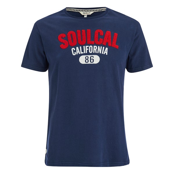 T -Shirt Soul Cal pour Homme Logo -Marine