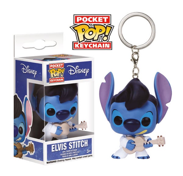 Disney Elvis Stitch Pocket Pop! Keychain