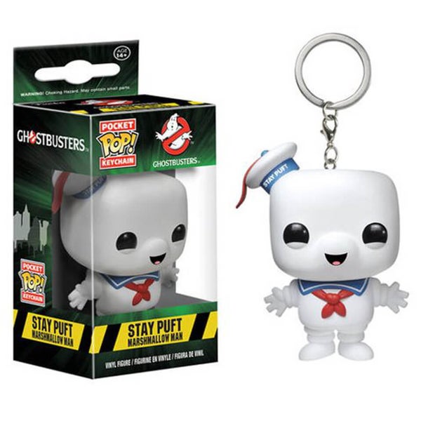 Ghostbusters Pocket Pop! Schlüsselanhänger - Stay Puft Marshmallow Man