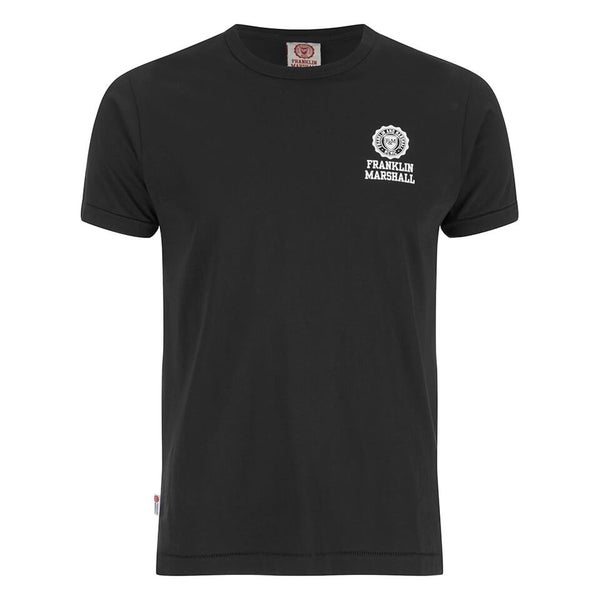 Franklin & Marshall T Shirt pour Homme à col Rond -Noir