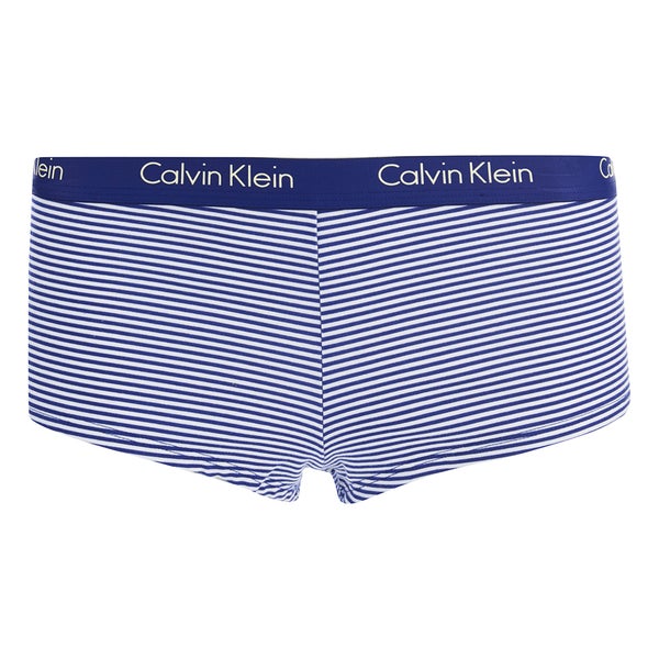 Calvin Klein Women's Millenial Stripe Shorty Briefs - Navy