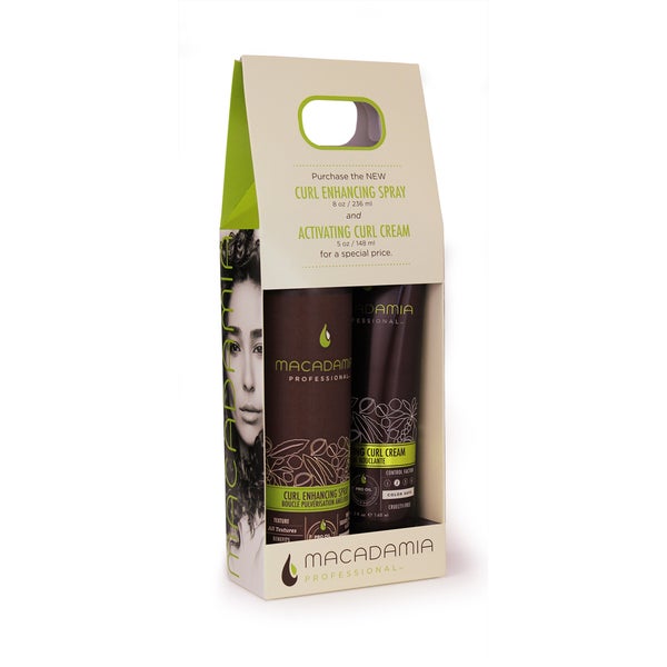 Macadamia It's a Curly World - Curl Enhancing Spray and Activating Curl Cream