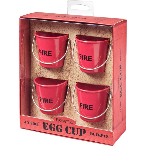 Eddingtons Egg Cup Buckets - Fire (Set of 4)