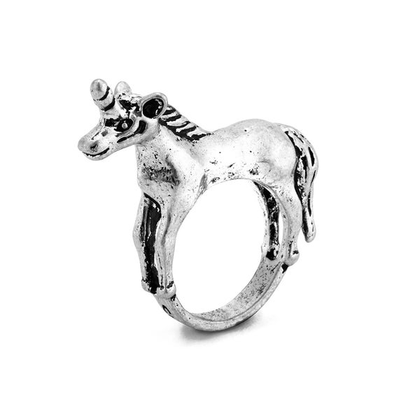 Cheap Monday Women's Unicorn Mini Ring - Burnished Silver