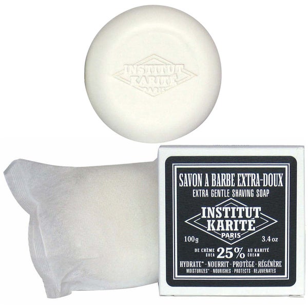 Institut Karité Paris Shea Shaving Soap - Milk Cream 100 g