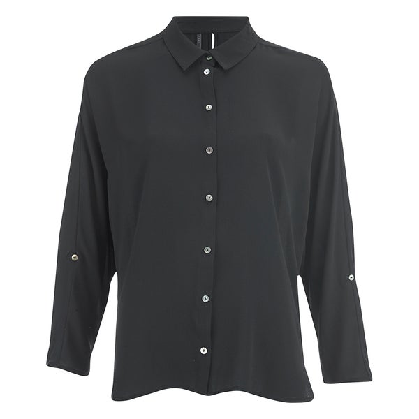 ONLY Women's Nova Bat Sleeve Shirt - Black