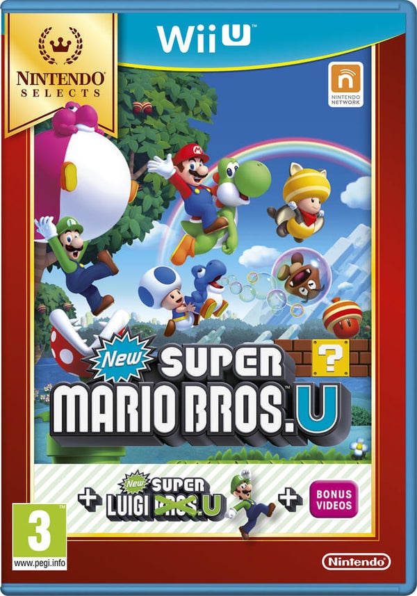Nintendo Selects New Super Mario Bros. U et New Super Luigi U