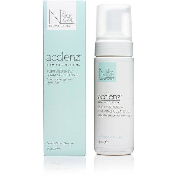 Dr. Nick Lowe acclenz Purify and Renew Foaming Cleanser 150 ml