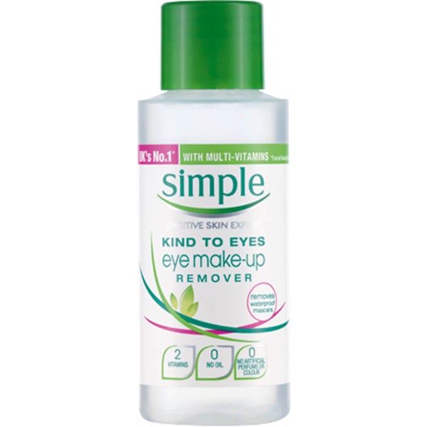 Simple Kind to Eyes Make-Up Remover -silmämeikinpoistoaine, 50ml