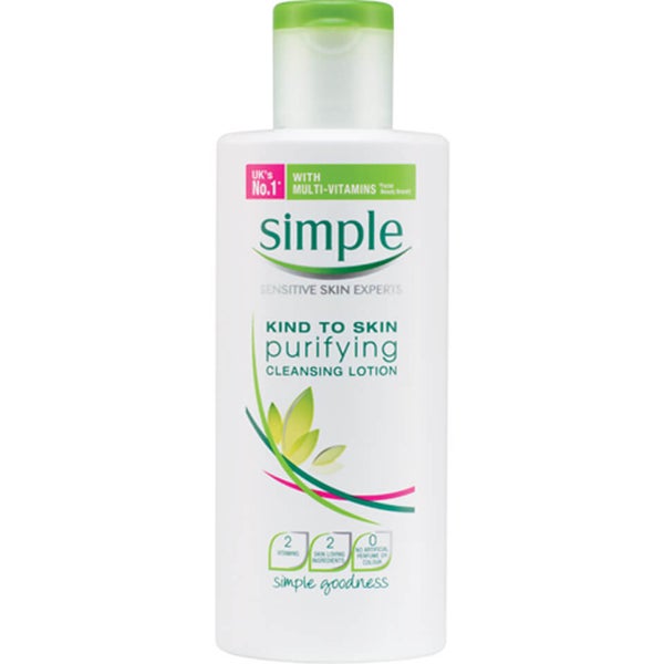 Lotion démaquillante purifiante Skin Purifying Cleansing de Simple Kind (200 ml)