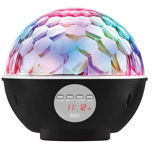 Itek Bluetooth Disco Ball Speaker - Black