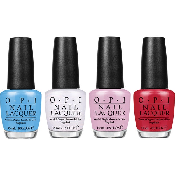 OPI Alice In Wonderland Nail Varnish Collection -  Mini Royal Court of Colour Mini Pack 4 x 3.75ml