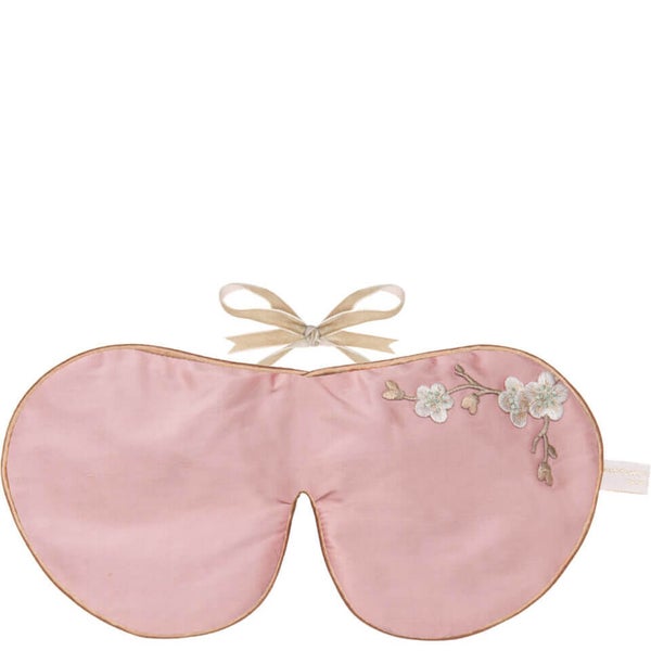 Holistic Silk Lavender Eye Mask Rose Blossom LOOKFANTASTIC
