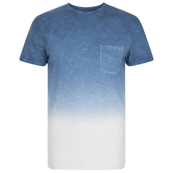 Threadbare Men's Dunbar Dip Dye T-Shirt - Blue