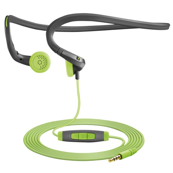 Sennheiser PMX 684i Sports Neckband Earphones Inc In-Line Remote and Mic (Apple) - Green
