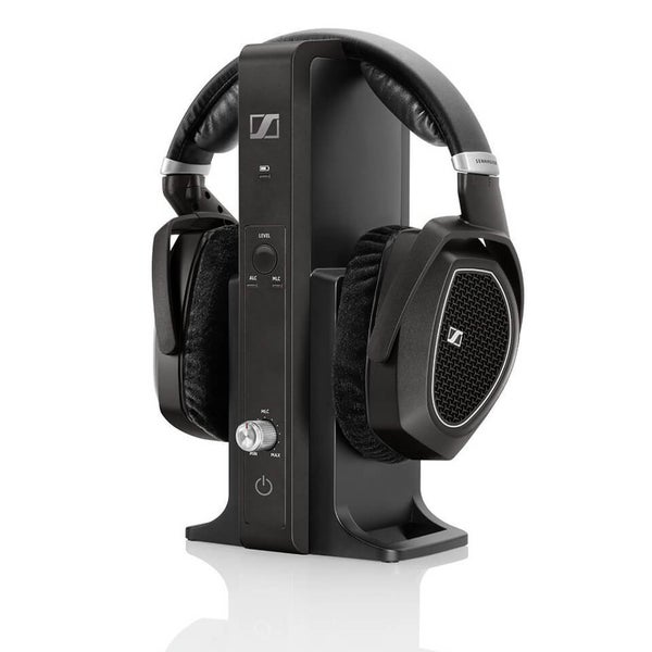 Sennheiser RS 185 Surround Sound Wireless Headphones with Multi-Purpose Transmitter - Black