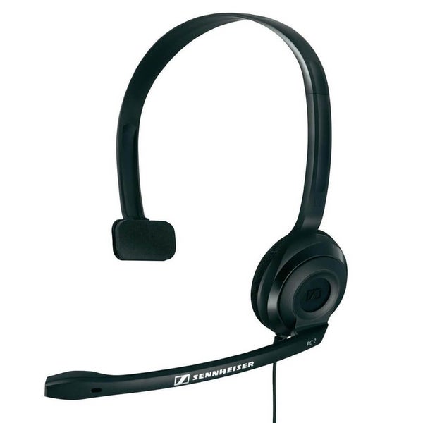 Sennheiser PC 2 CHAT Lightweight Telephony On-Ear Headset with Mic - Black