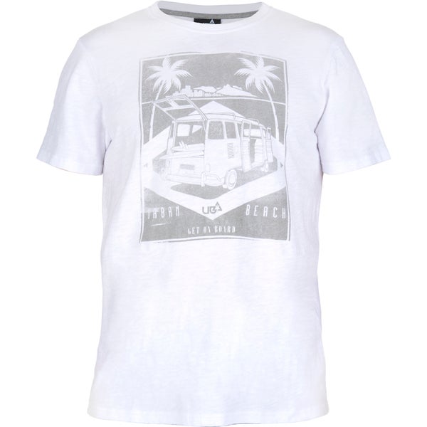 Urban Beach Men's Cortes Deluxe T-Shirt - White