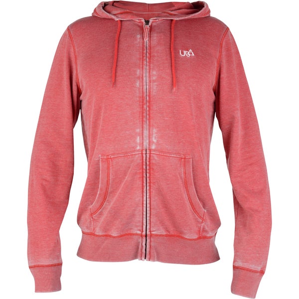 Urban Beach Men's El Nido Zip Through Hoody - Red