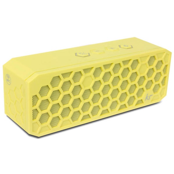 Kitsound Hive2 Bluetooth Wireless Portable Stereo Speaker - Yellow