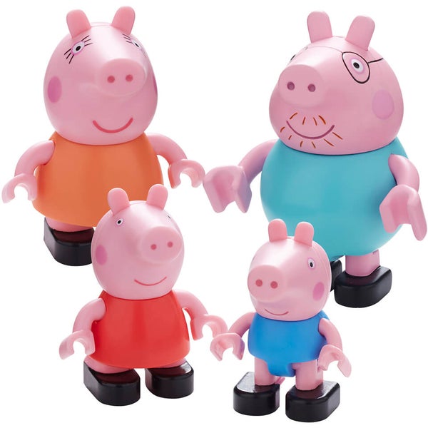 Famille Peppa Pig -4 Figurines