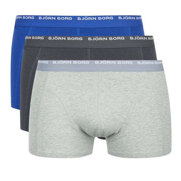 Bjorn Borg Men's 3 Pack Boxer Shorts - Grey