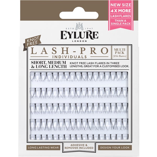 Большой набор накладных ресниц Eylure Lash-Pro Individual Lashes - Multipack Knot Free